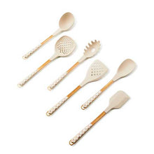 Load image into Gallery viewer, Mocha Check Utensil Caddy Set