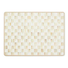 Load image into Gallery viewer, Mocha Check Cork Back Placemats, Set of 4