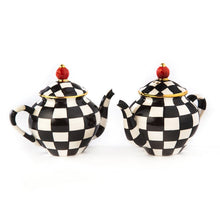 Load image into Gallery viewer, Courtly Teapot Salt & Pepper Set