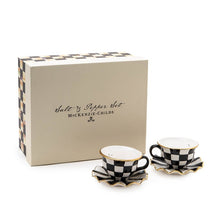 Load image into Gallery viewer, Courtly Teacup Salt & Pepper Set