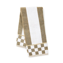Load image into Gallery viewer, Mocha Stripe Hand Towel