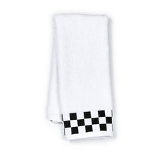 Load image into Gallery viewer, Hand Towel with Black Check Border