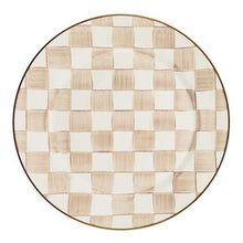 Load image into Gallery viewer, Mocha Check Charger/Plate