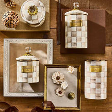 Load image into Gallery viewer, Mocha Check Small Canister