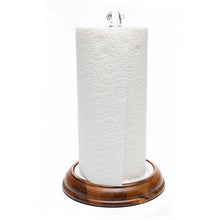 Load image into Gallery viewer, Sterling Check Wood Paper Towel Holder