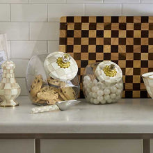 Load image into Gallery viewer, Cookie Jar with Mocha Check Lid