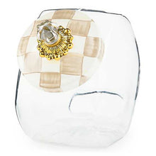 Load image into Gallery viewer, Cookie Jar with Mocha Check Lid