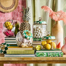 Load image into Gallery viewer, Emerald Check Large Kitchen Canister