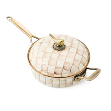 Load image into Gallery viewer, Mocha Check 3 Qt. Saute Pan