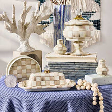 Load image into Gallery viewer, Mocha Check Napkin Holder