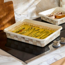 Load image into Gallery viewer, Mocha Check 9" x 13" Baking Pan