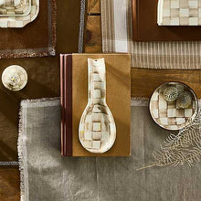 Load image into Gallery viewer, Mocha Check Spoon Rest