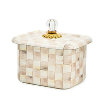 Load image into Gallery viewer, Mocha Check Recipe Box