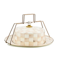 Load image into Gallery viewer, Mocha Check Cake Carrier