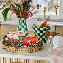 Load image into Gallery viewer, Emerald Check Wine Cooler