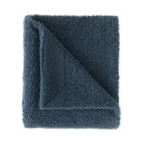 Load image into Gallery viewer, TEDDY THROW BLANKET- MIDNIGHT BLUE 50” x 60”