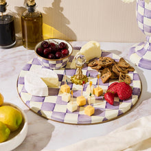 Load image into Gallery viewer, Violet Check Cheese Course
