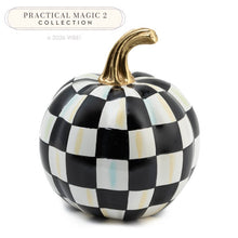 Load image into Gallery viewer, Courtly Check Glossy Mini Pumpkin