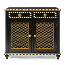 Load image into Gallery viewer, Courtly Criss-Cross Small Cabinet