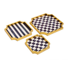 Load image into Gallery viewer, Courtly Stackable Trinket Trays, Set of 3