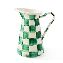 Load image into Gallery viewer, Emerald Check Medium Practical Pitcher