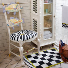 Load image into Gallery viewer, Freckle Fish Chair - Black & White Seat