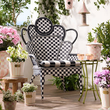 Load image into Gallery viewer, Gambit Check Outdoor Wing Chair