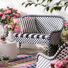 Load image into Gallery viewer, Gambit Check Outdoor Loveseat