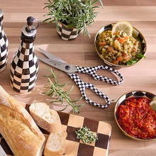 Load image into Gallery viewer, Black & White Check Kitchen Shears