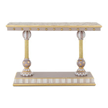 Load image into Gallery viewer, Mocha Brass & Ceramic Console Table