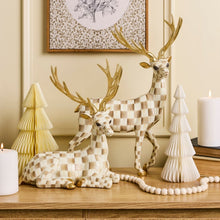 Load image into Gallery viewer, Mocha Check Resting Deer
