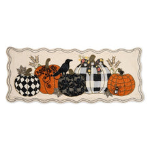 Load image into Gallery viewer, Pumpkin and Crow Table Runner