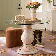 Load image into Gallery viewer, Rosy Check Ceramic Pedestal Table Base