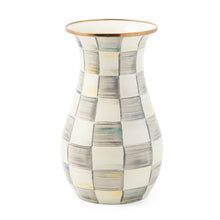 Load image into Gallery viewer, Sterling Check Tall Vase