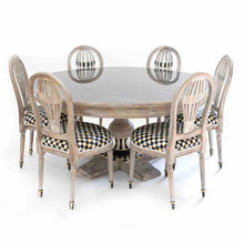 Load image into Gallery viewer, Tuscan Farm 62" Round Pedestal Table