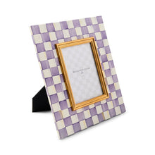 Load image into Gallery viewer, Violet Check 5" x 7" Frame