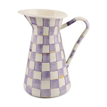 Load image into Gallery viewer, Violet Check Large Practical Pitcher