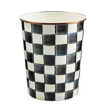 Load image into Gallery viewer, Courtly Check Enamel Waste Bin