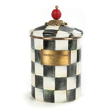 Load image into Gallery viewer, Courtly Check Enamel Canister - Medium