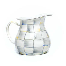 Load image into Gallery viewer, Sterling Check Enamel Creamer