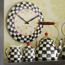 Load image into Gallery viewer, Courtly Check Enamel Clock