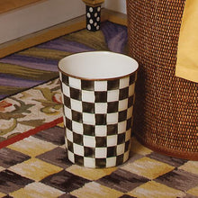 Load image into Gallery viewer, Courtly Check Enamel Waste Bin