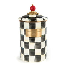 Load image into Gallery viewer, Courtly Check Enamel Canister - Large