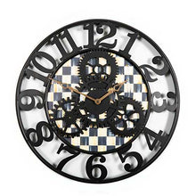 Load image into Gallery viewer, Courtly Check Farmhouse Wall Clock - Large