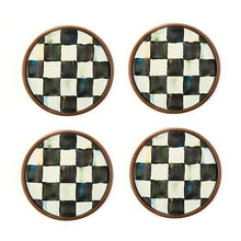 Load image into Gallery viewer, Courtly Check Coasters - Set of 4
