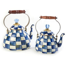 Load image into Gallery viewer, Royal Check Tea Kettle - 3 Quart