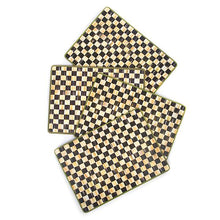 Load image into Gallery viewer, Courtly Check Cork Back Placemats - Set of 4