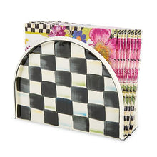 Load image into Gallery viewer, Courtly Check Enamel Napkin Holder