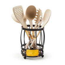 Load image into Gallery viewer, Mocha Check Utensil Caddy Set
