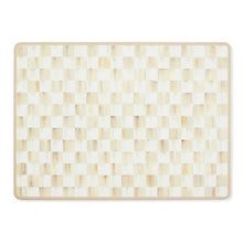 Load image into Gallery viewer, Mocha Check Cork Back Placemats, Set of 4
